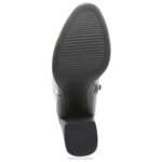 mujer Naturalizer cuero negro bota alta hasta la rodilla gen n align RTZ4T373 - Imagen 7