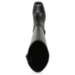 mujer Naturalizer cuero negro bota de montar elliot RTZ4T635 - Imagen 4