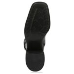mujer Naturalizer cuero negro bota de montar elliot RTZ4T635 - Imagen 7