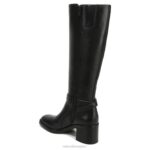 mujer Naturalizer cuero negro bota de montar elliot RTZ4T635 - Imagen 8