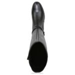 mujer Naturalizer cuero negro bota de montar rena RTZ4T250 - Imagen 4