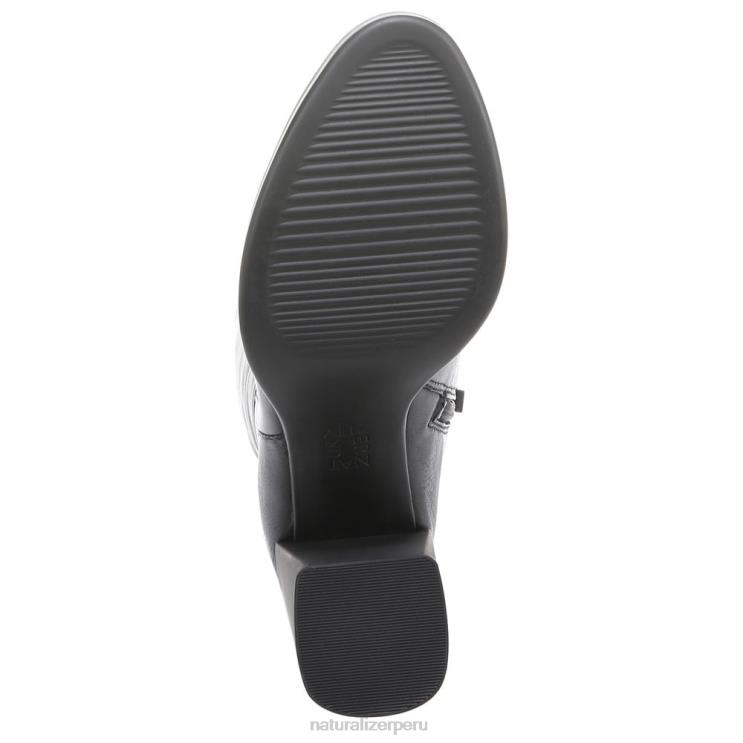 mujer Naturalizer cuero negro bota de pantorrilla ancha gen n align RTZ4T630 - Imagen 7