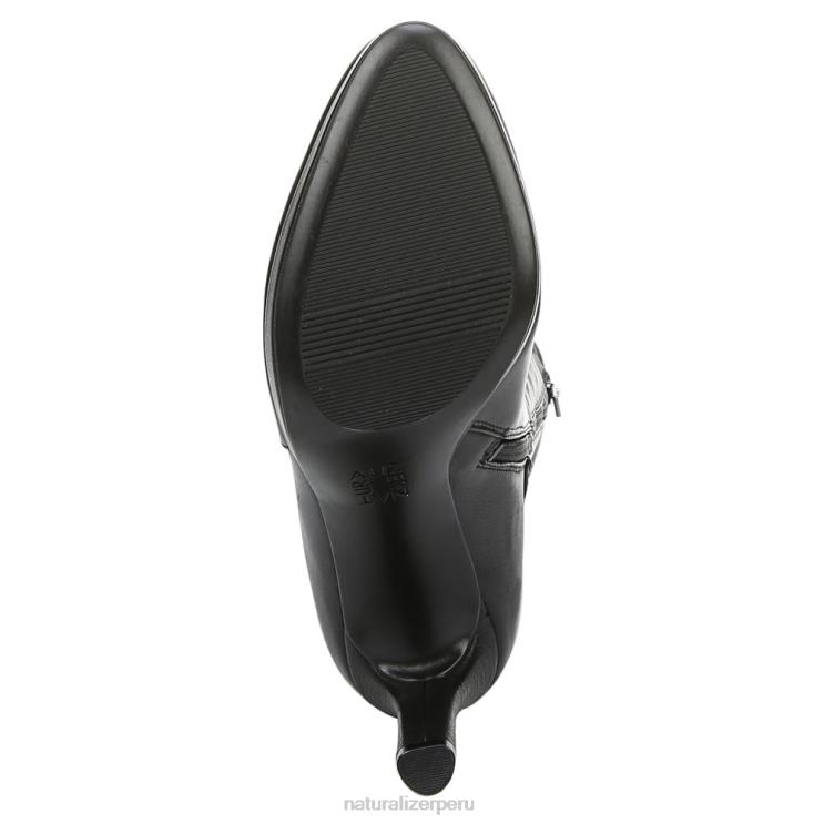 mujer Naturalizer cuero negro bota de vestir de pantorrilla ancha tai RTZ4T686 - Imagen 7
