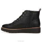 mujer Naturalizer cuero negro bota eeva RTZ4T607 - Imagen 3
