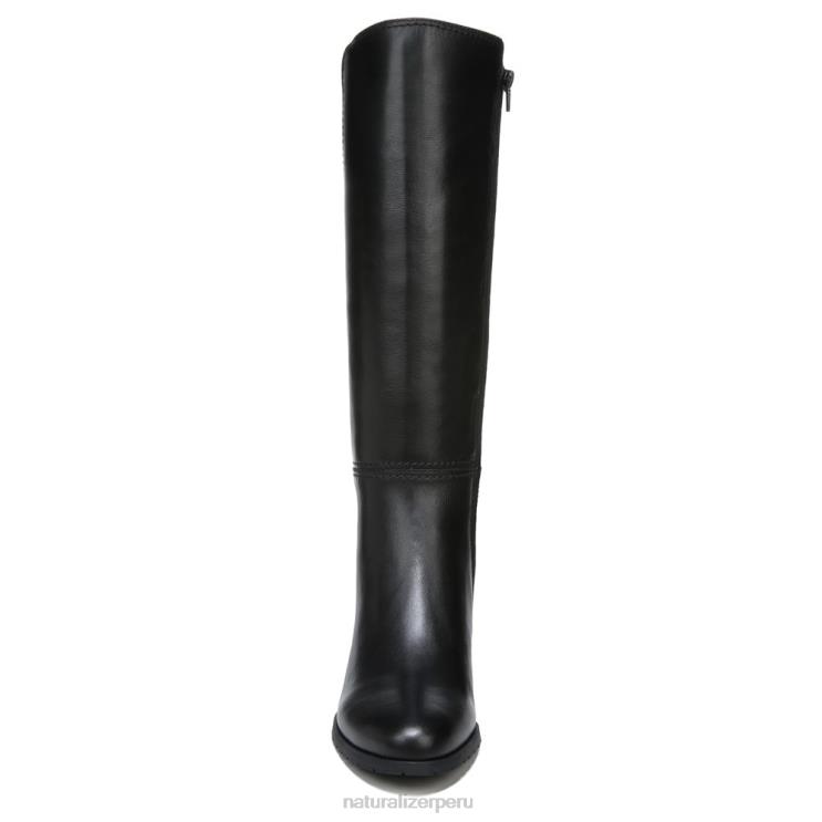 mujer Naturalizer cuero negro bota impermeable hasta la rodilla brent RTZ4T240 - Imagen 5