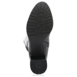 mujer Naturalizer cuero negro bota impermeable hasta la rodilla brent RTZ4T240 - Imagen 7