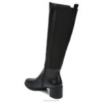 mujer Naturalizer cuero negro bota impermeable hasta la rodilla brent RTZ4T240 - Imagen 8