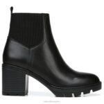 mujer Naturalizer cuero negro bota impermeable verney RTZ4T269 - Imagen 2