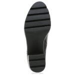 mujer Naturalizer cuero negro bota impermeable verney RTZ4T269 - Imagen 7