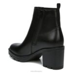 mujer Naturalizer cuero negro bota impermeable verney RTZ4T269 - Imagen 8