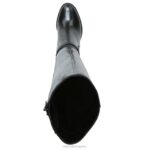 mujer Naturalizer cuero negro bota kalina hasta la rodilla RTZ4T205 - Imagen 4