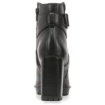 mujer Naturalizer cuero negro bota lira RTZ4T656 - Imagen 6