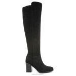 mujer Naturalizer cuero negro botas por encima de la rodilla kyrie RTZ4T284 - Imagen 2