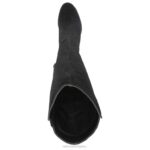 mujer Naturalizer cuero negro botas por encima de la rodilla kyrie RTZ4T284 - Imagen 4