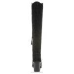 mujer Naturalizer cuero negro botas por encima de la rodilla kyrie RTZ4T284 - Imagen 6