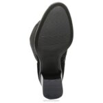 mujer Naturalizer cuero negro botas por encima de la rodilla kyrie RTZ4T284 - Imagen 7