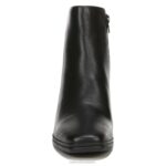 mujer Naturalizer cuero negro botín impermeable avery RTZ4T280 - Imagen 5