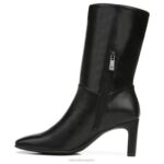mujer Naturalizer cuero negro botín plano RTZ4T667 - Imagen 3