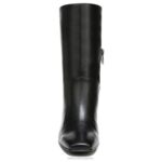 mujer Naturalizer cuero negro botín plano RTZ4T667 - Imagen 5