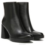 mujer Naturalizer cuero negro gen n alcance botín RTZ4T643