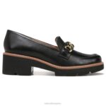 mujer Naturalizer cuero negro holgazán RTZ4T152 - Imagen 2