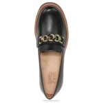 mujer Naturalizer cuero negro holgazán RTZ4T152 - Imagen 4