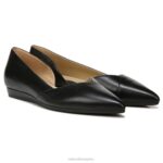 mujer Naturalizer cuero negro kristin plana RTZ4T266
