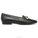 mujer Naturalizer cuero negro leala plana RTZ4T325 - Imagen 2