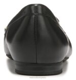 mujer Naturalizer cuero negro leala plana RTZ4T325 - Imagen 6