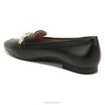 mujer Naturalizer cuero negro leala plana RTZ4T325 - Imagen 8