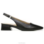 mujer Naturalizer cuero negro lesley vestido plano RTZ4T588 - Imagen 2