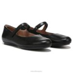 mujer Naturalizer cuero negro merceditas maxwell planas RTZ4T51