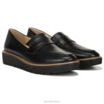 mujer Naturalizer cuero negro mocasín adiline RTZ4T168