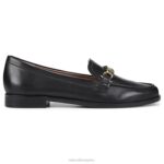 mujer Naturalizer cuero negro mocasín aserrador RTZ4T401 - Imagen 2