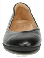 mujer Naturalizer cuero negro piso vivienne RTZ4T498 - Imagen 5