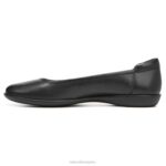 mujer Naturalizer cuero negro plana flexible RTZ4T568 - Imagen 3