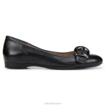 mujer Naturalizer cuero negro polly plano RTZ4T530 - Imagen 2