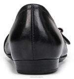 mujer Naturalizer cuero negro polly plano RTZ4T530 - Imagen 6