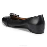 mujer Naturalizer cuero negro polly plano RTZ4T530 - Imagen 8