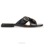 mujer Naturalizer cuero negro sandalia 27 edit naia RTZ4T230 - Imagen 2