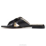 mujer Naturalizer cuero negro sandalia 27 edit naia RTZ4T230 - Imagen 3