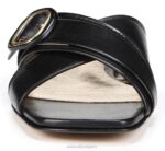 mujer Naturalizer cuero negro sandalia 27 edit naia RTZ4T230 - Imagen 5