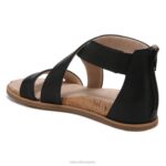 mujer Naturalizer cuero negro sandalia alma cindi RTZ4T610 - Imagen 8