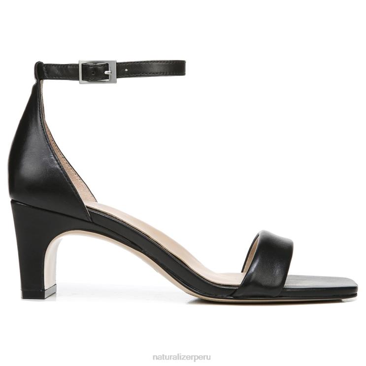 mujer Naturalizer cuero negro sandalia de vestir iriss 27 edit RTZ4T111 - Imagen 2