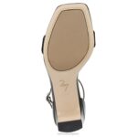 mujer Naturalizer cuero negro sandalia de vestir iriss 27 edit RTZ4T111 - Imagen 6