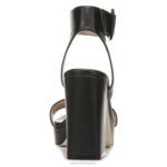 mujer Naturalizer cuero negro sandalia de vestir jaselle 27 edit RTZ4T213 - Imagen 6