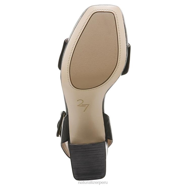 mujer Naturalizer cuero negro sandalia de vestir jaselle 27 edit RTZ4T213 - Imagen 7
