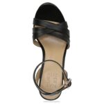 mujer Naturalizer cuero negro sandalia de vestir mallory RTZ4T492 - Imagen 4