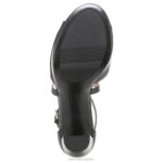 mujer Naturalizer cuero negro sandalia de vestir melody RTZ4T96 - Imagen 7