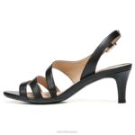 mujer Naturalizer cuero negro sandalia de vestir taimi RTZ4T506 - Imagen 3